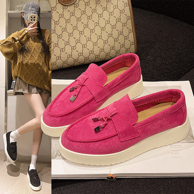 Rubber Platform Peas Oversized Shoes