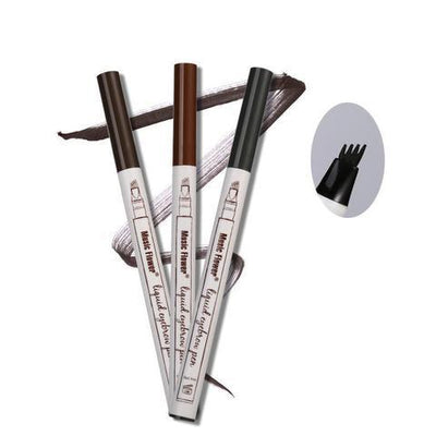 Waterproof Natural Eyebrow Pen Four-claw Eye Brow Tint Fork