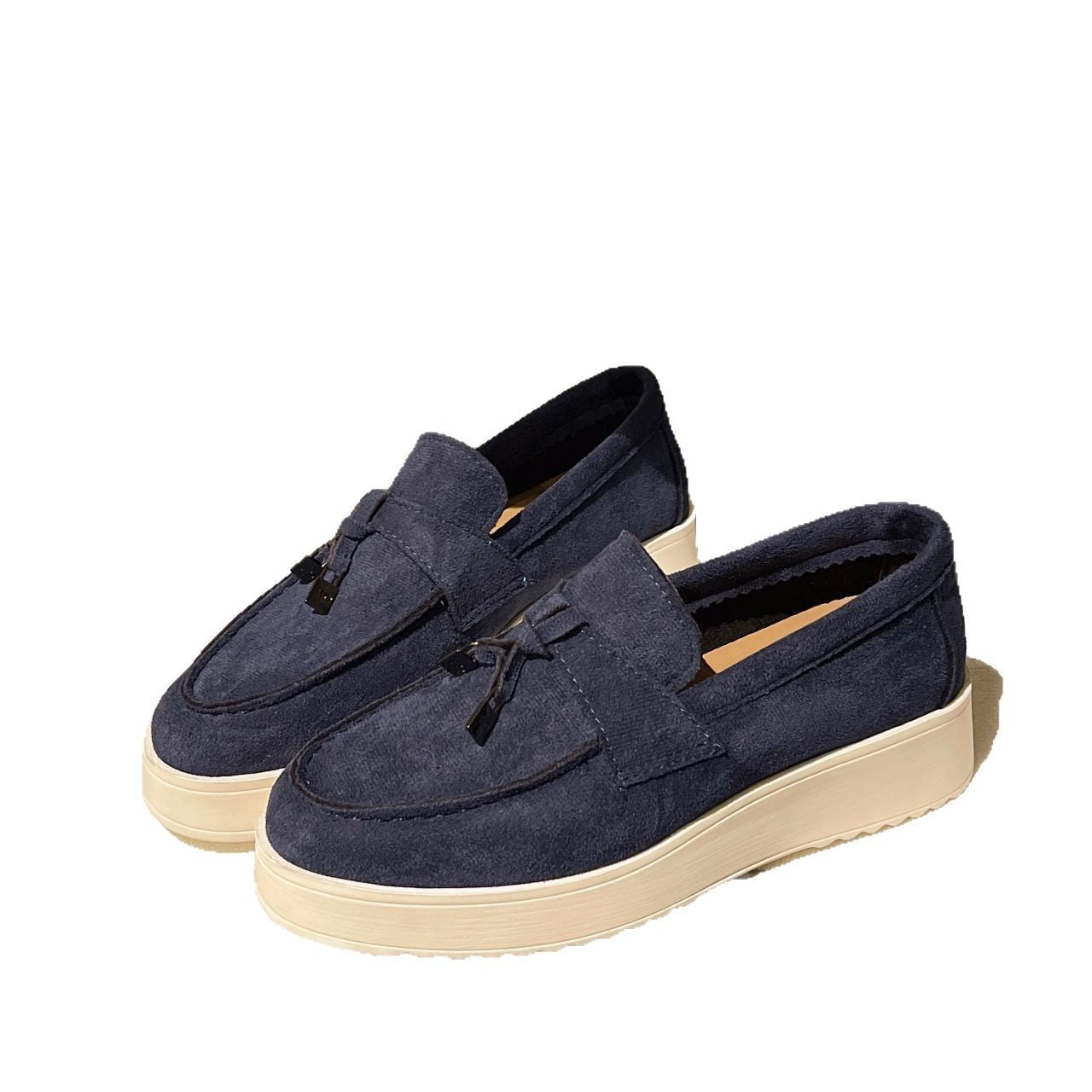 Rubber Platform Peas Oversized Shoes