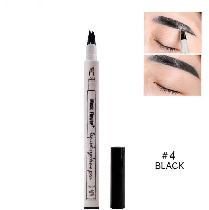 Waterproof Natural Eyebrow Pen Four-claw Eye Brow Tint Fork