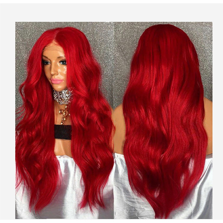 Red Wig Female Long Curly products