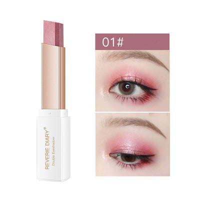 Lazy Eyeshadow Stick Stereo Gradient Shimmer Double