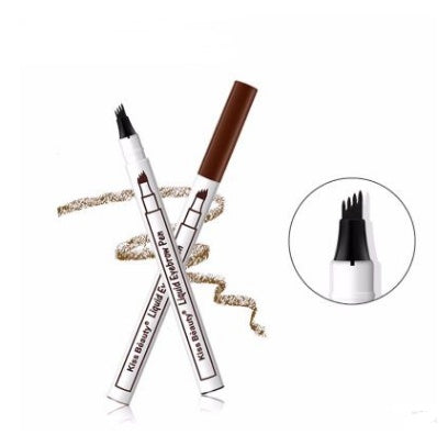 Waterproof Natural Eyebrow Pen Four-claw Eye Brow Tint Fork