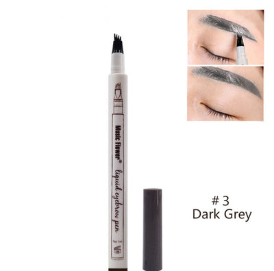 Waterproof Natural Eyebrow Pen Four-claw Eye Brow Tint Fork