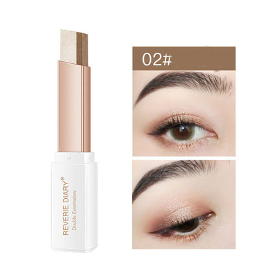 Lazy Eyeshadow Stick Stereo Gradient Shimmer Double