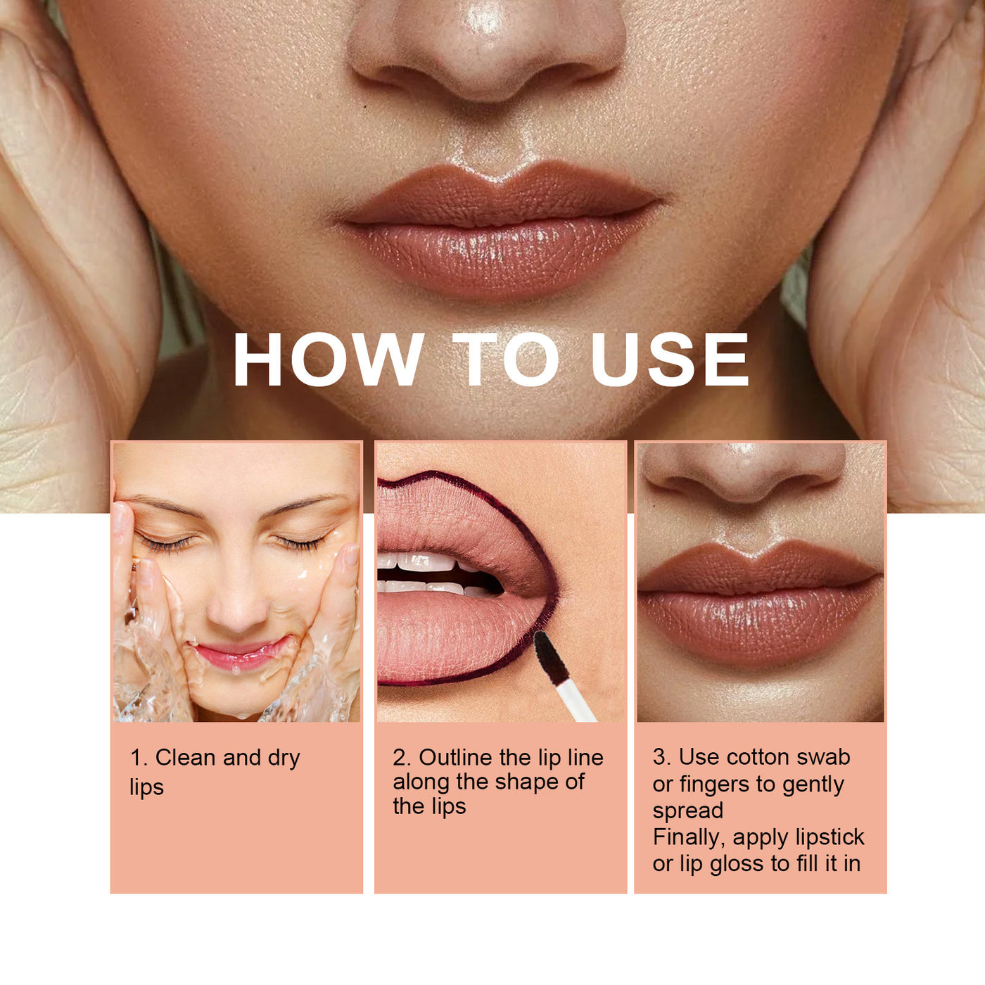 Waterproof Long Lasting Plump Soft Lip Gloss Makeup Cosmetics