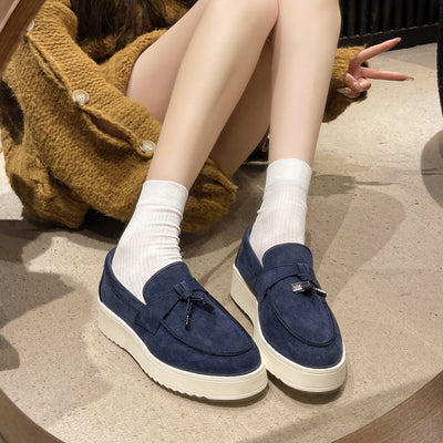 Rubber Platform Peas Oversized Shoes
