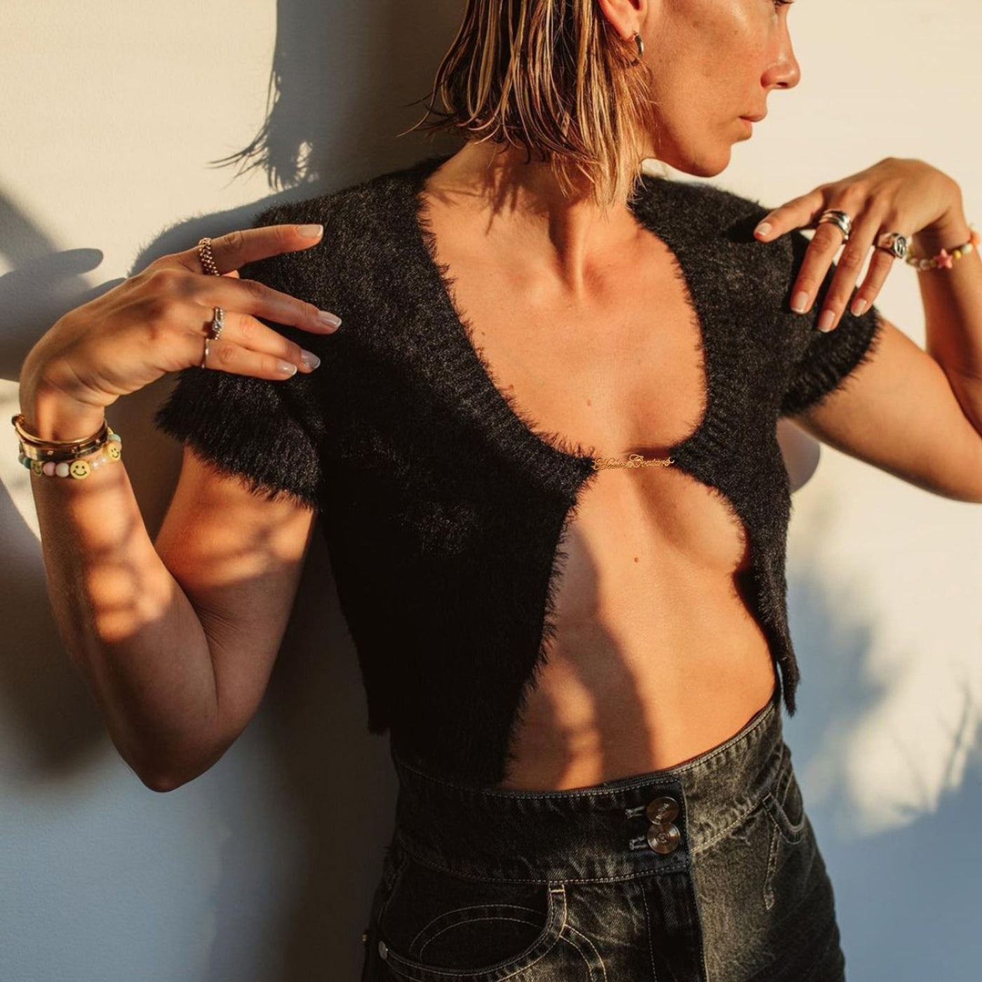 Gold Standard Sweater With Short Sleeves