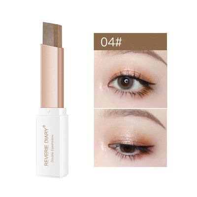 Lazy Eyeshadow Stick Stereo Gradient Shimmer Double
