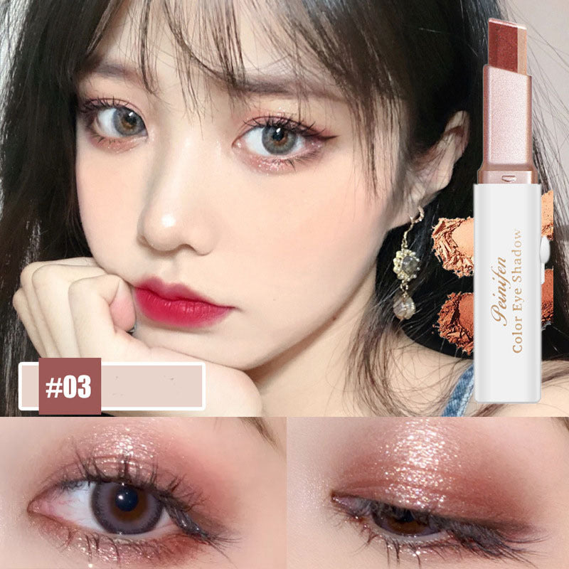 Lazy Eyeshadow Stick Stereo Gradient Shimmer Double